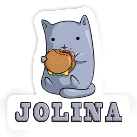 Jolina Sticker Hamburger-Katze Image