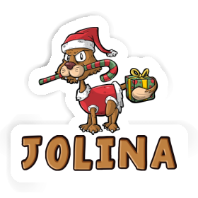 Sticker Weihnachtskatze Jolina Image