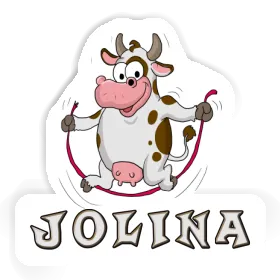 Jolina Aufkleber Fitness-Kuh Image