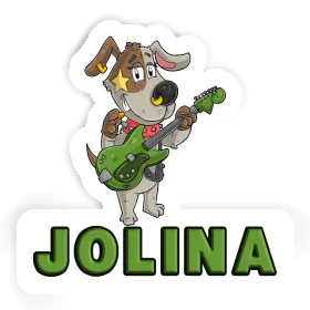 Jolina Sticker Gitarrist Image