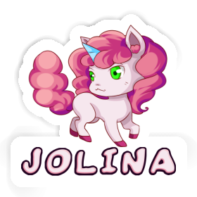 Einhorn Aufkleber Jolina Image