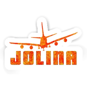 Jolina Sticker Flugzeug Image