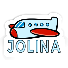 Sticker Flugzeug Jolina Image