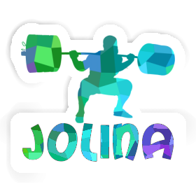 Jolina Autocollant Haltérophilie Image