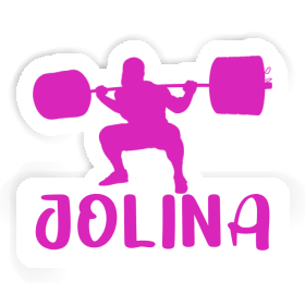 Autocollant Jolina Haltérophile Image