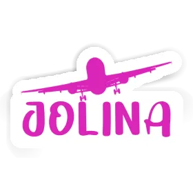 Aufkleber Flugzeug Jolina Image