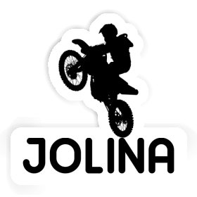 Jolina Sticker Motocross-Fahrer Image