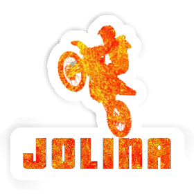 Motocross-Fahrer Sticker Jolina Image