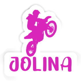 Sticker Jolina Motocross-Fahrer Image