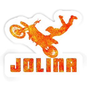 Motocross-Fahrer Sticker Jolina Image