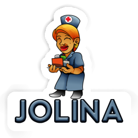 Aufkleber Pflegefachfrau Jolina Image