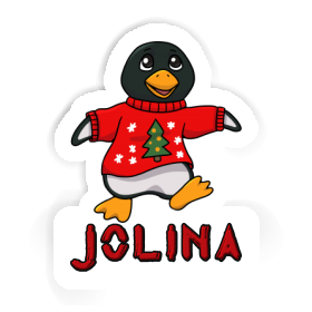 Weihnachtspinguin Sticker Jolina Image