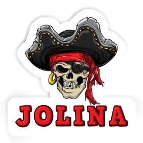 Jolina Autocollant Tête de pirate Image