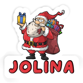 Sticker Weihnachtsmann Jolina Image