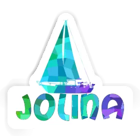 Jolina Aufkleber Segelboot Image