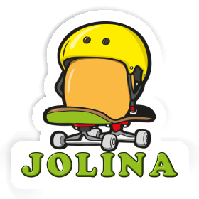 Skateboard-Ei Sticker Jolina Image