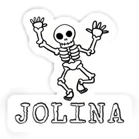 Autocollant Jolina Squelette Image