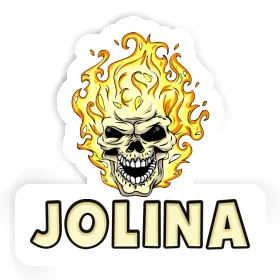 Autocollant Tête de mort Jolina Image