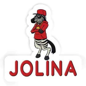 Jolina Aufkleber Zebra Image