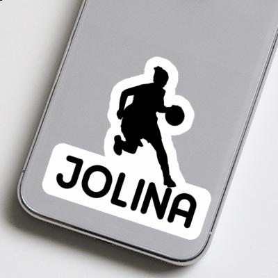 Sticker Jolina Basketball Player Notebook Sticker Jolina Basketball Player Gift package Image
