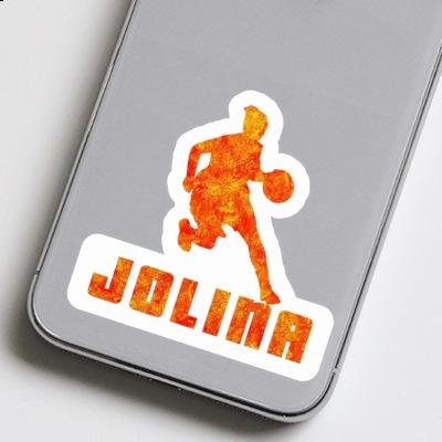 Basketball Player Sticker Jolina Notebook Basketball Player Sticker Jolina Gift package Image