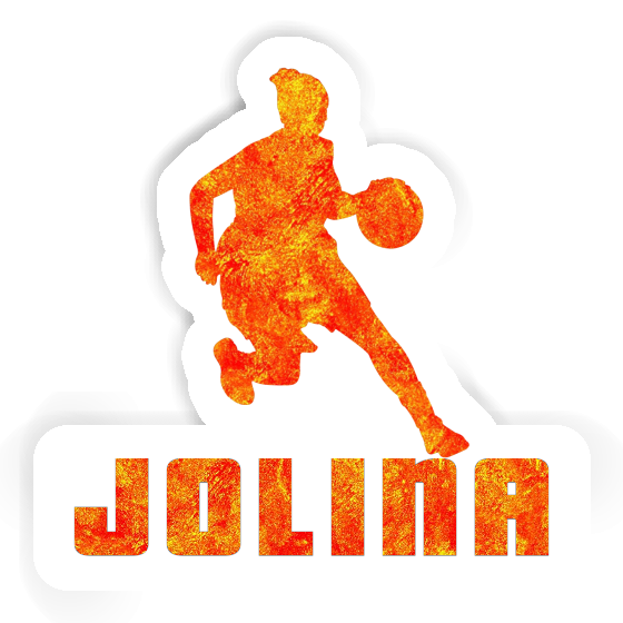 Basketball Player Sticker Jolina Notebook Basketball Player Sticker Jolina Notebook Image