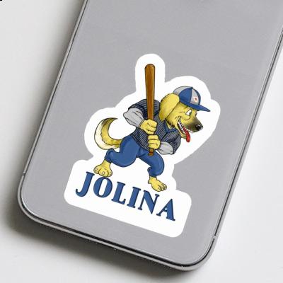 Baseball Dog Sticker Jolina Notebook Baseball Dog Sticker Jolina Gift package Image