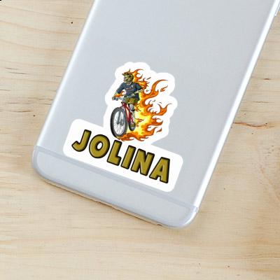 Sticker Biker Jolina Notebook Sticker Biker Jolina Gift package Image