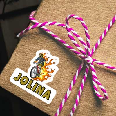 Sticker Biker Jolina Laptop Sticker Biker Jolina Laptop Image