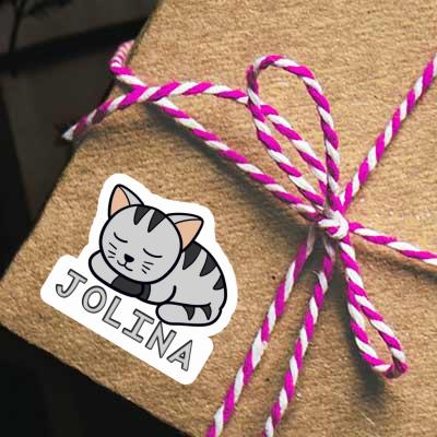 Sticker Cat Jolina Notebook Sticker Cat Jolina Gift package Image