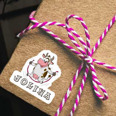 Jolina Sticker Skipping Ropes Cow Notebook Jolina Sticker Skipping Ropes Cow Notebook Image