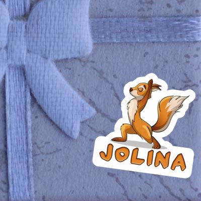 Yoga Squirrel Sticker Jolina Notebook Yoga Squirrel Sticker Jolina Gift package Image