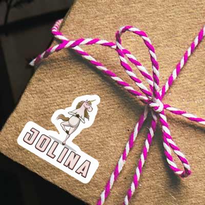 Jolina Autocollant Licorne de yoga Notebook Jolina Autocollant Licorne de yoga Gift package Image