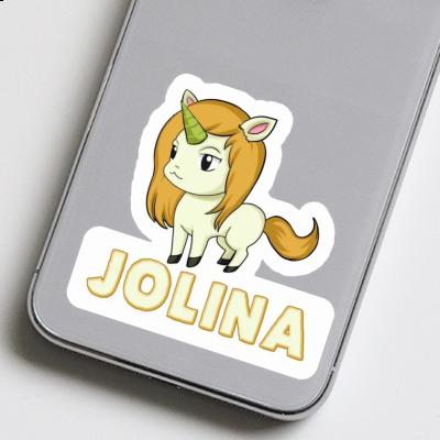 Jolina Aufkleber Einhorn Notebook Jolina Aufkleber Einhorn Gift package Image