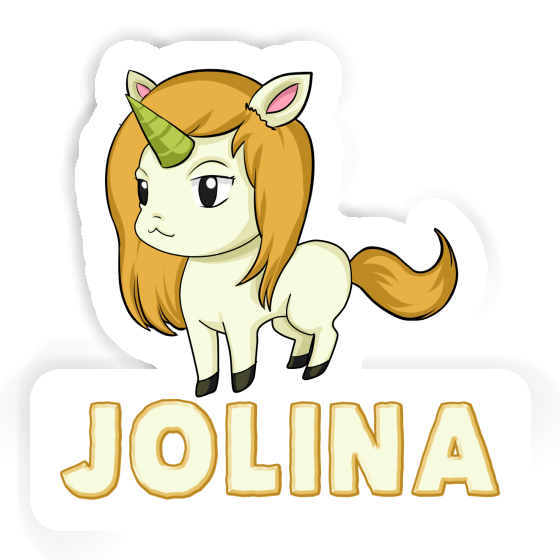 Jolina Aufkleber Einhorn Jolina Aufkleber Einhorn Image