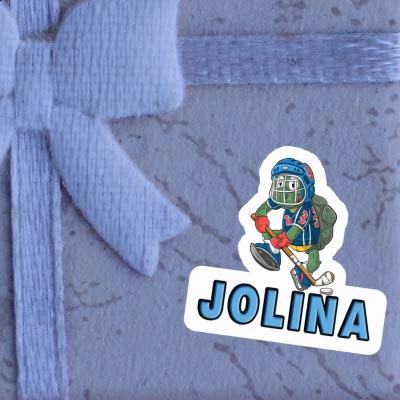 Jolina Aufkleber Eishockeyspieler Jolina Aufkleber Eishockeyspieler Image