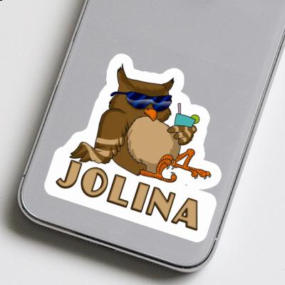 Owl Sticker Jolina Notebook Owl Sticker Jolina Gift package Image