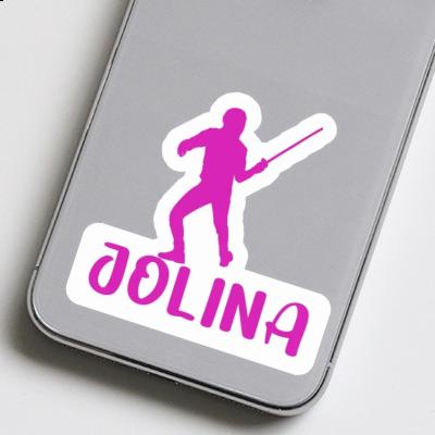 Fencer Sticker Jolina Notebook Fencer Sticker Jolina Gift package Image