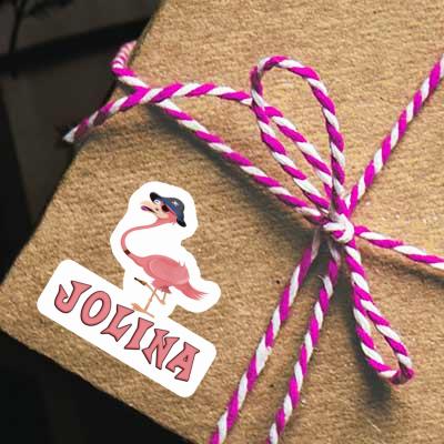 Jolina Aufkleber Flamingo Notebook Jolina Aufkleber Flamingo Gift package Image