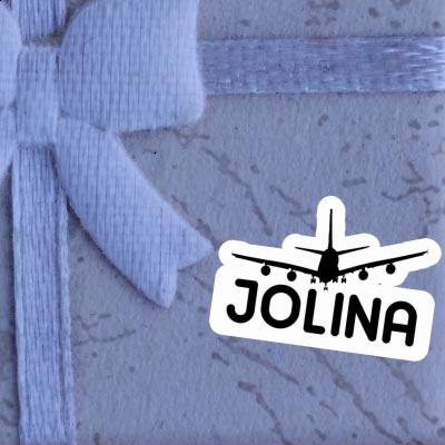 Jolina Sticker Flugzeug Notebook Jolina Sticker Flugzeug Gift package Image