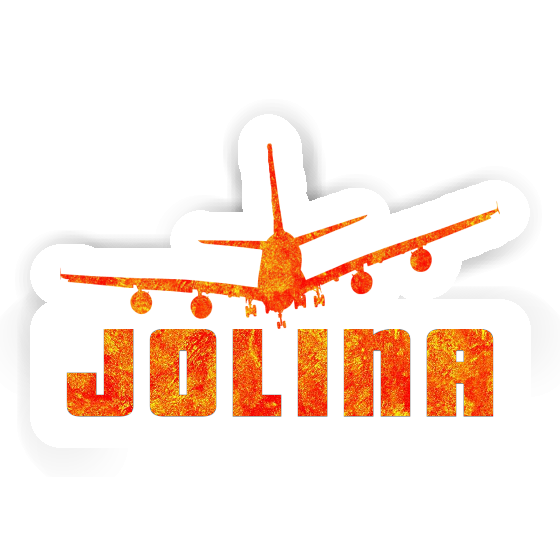 Jolina Sticker Flugzeug Notebook Jolina Sticker Flugzeug Gift package Image