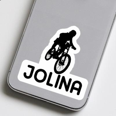 Jolina Sticker Freeride Biker Notebook Jolina Sticker Freeride Biker Gift package Image