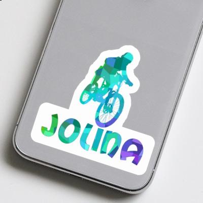 Jolina Sticker Freeride Biker Notebook Jolina Sticker Freeride Biker Notebook Image