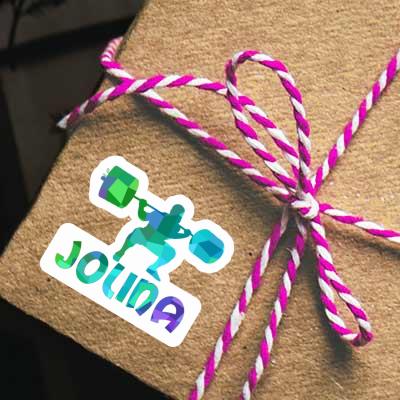 Aufkleber Gewichtheber Jolina Notebook Aufkleber Gewichtheber Jolina Gift package Image