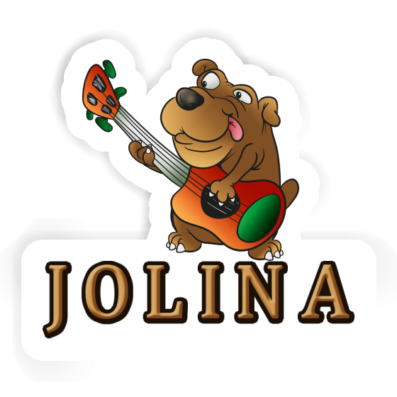 Sticker Jolina Gitarrenhund Laptop Sticker Jolina Gitarrenhund Laptop Image