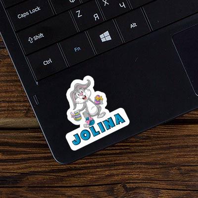 Easter Bunny Sticker Jolina Laptop Easter Bunny Sticker Jolina Laptop Image
