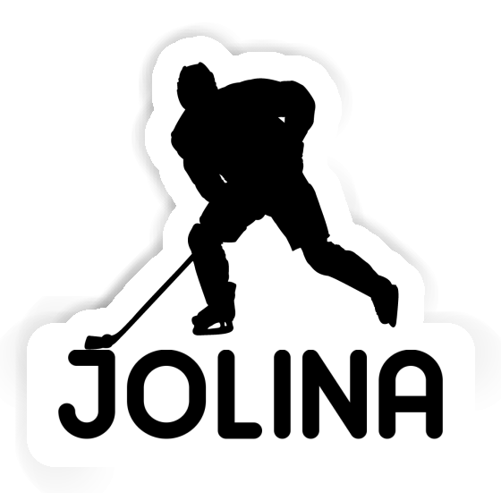 Autocollant Joueur de hockey Jolina Notebook Autocollant Joueur de hockey Jolina Gift package Image