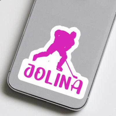Jolina Sticker Hockey Player Notebook Jolina Sticker Hockey Player Gift package Image