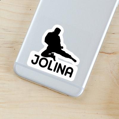 Karateka Sticker Jolina Laptop Karateka Sticker Jolina Laptop Image