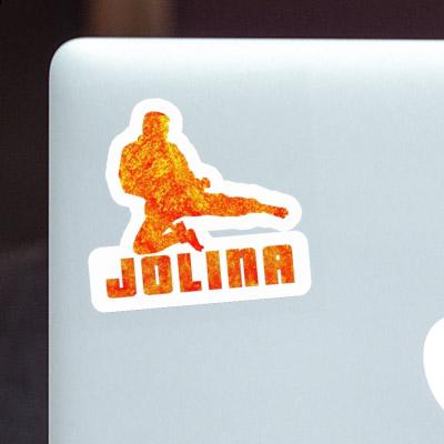 Jolina Sticker Karateka Notebook Jolina Sticker Karateka Gift package Image
